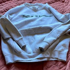 Oversized grey hoodie